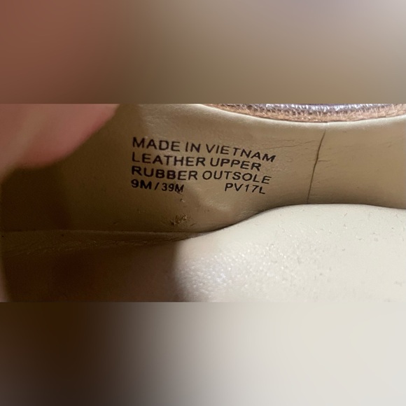 Micheal Kors Women Metallic Rose Gold Heels Shoes Size 9 - Picture 7 of 7